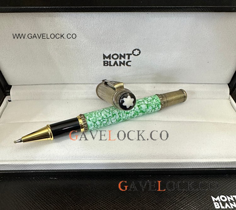 Montblanc Vintage Pen Scipione Borghese Rollerball Green Gold Montblanc Vintage Pen Scipione Borghese Rollerball Green Gold